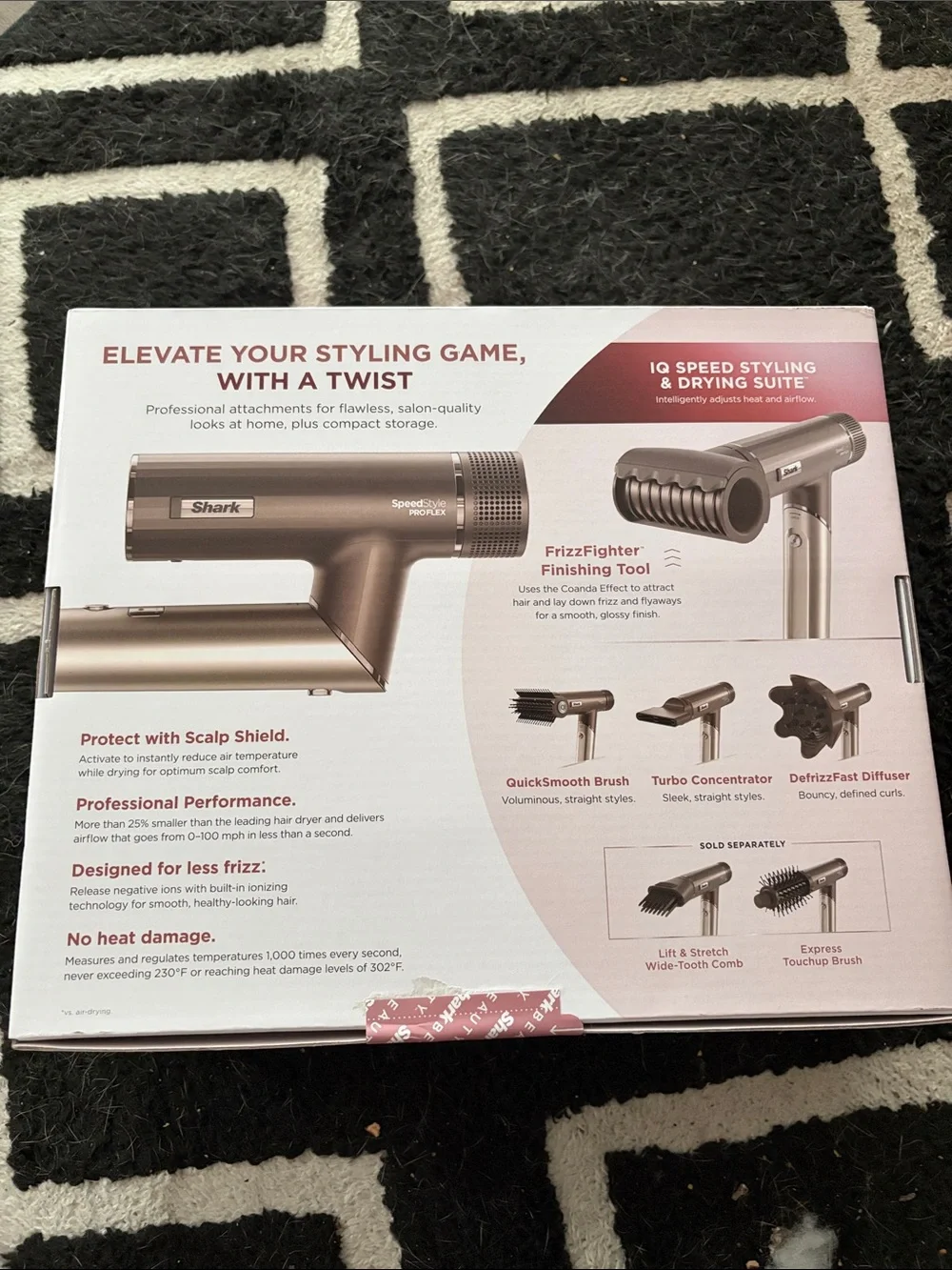 Shark SpeedStyle PRO FLEX Women's Hair Dryer - Champagne - Picture 4 of 6